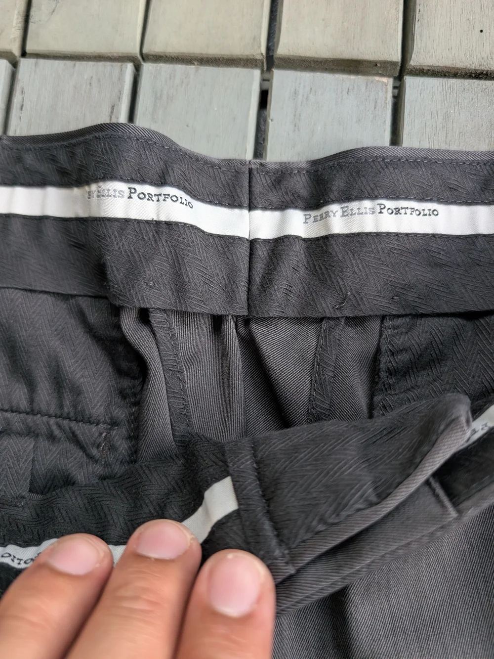 Men's Dress Pants in Dark Gray